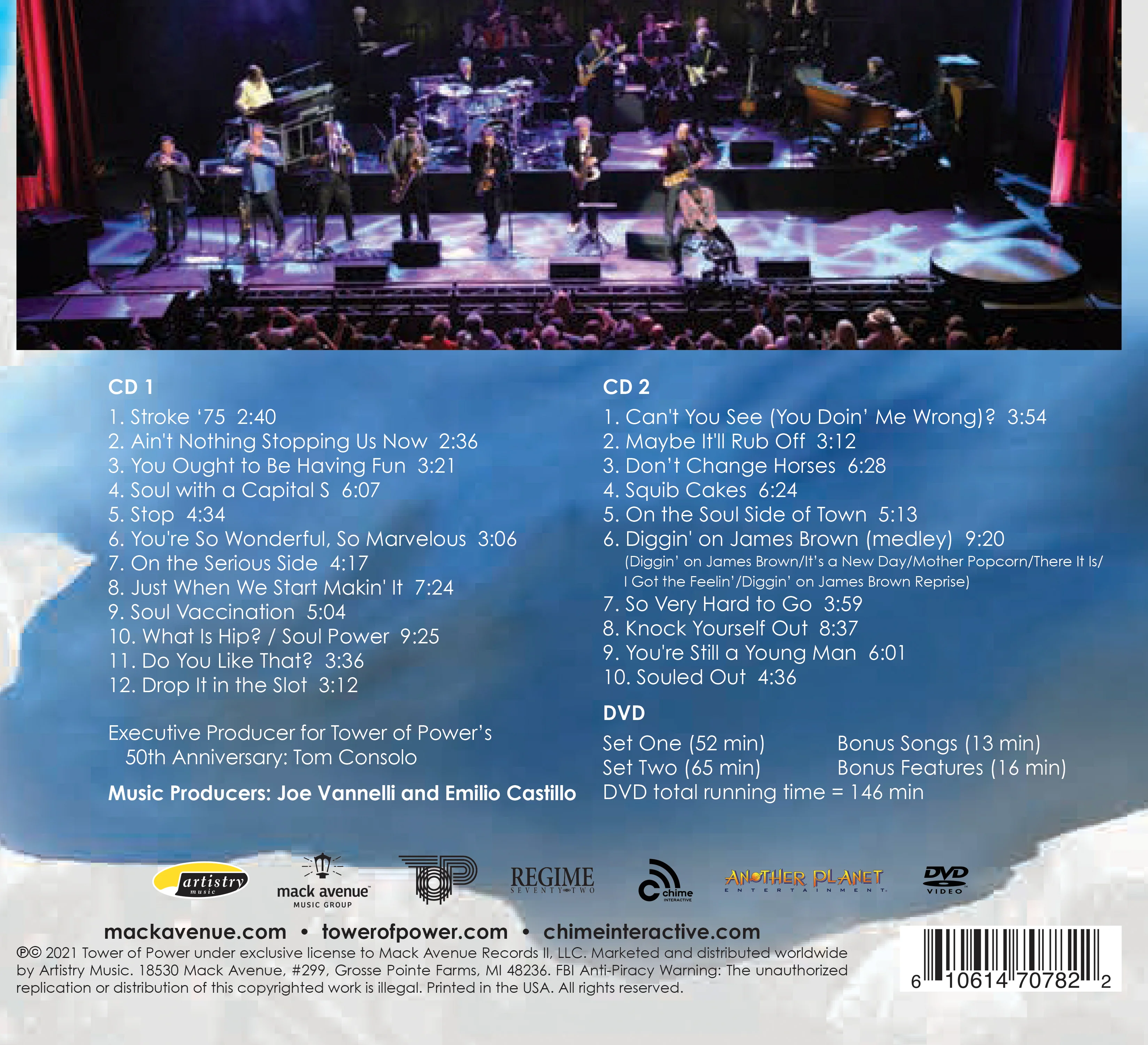 Tower of Power - 50 Years of Funk & Soul: Live at the Fox Theater – Oakland, CA – June 2018 - Image 7