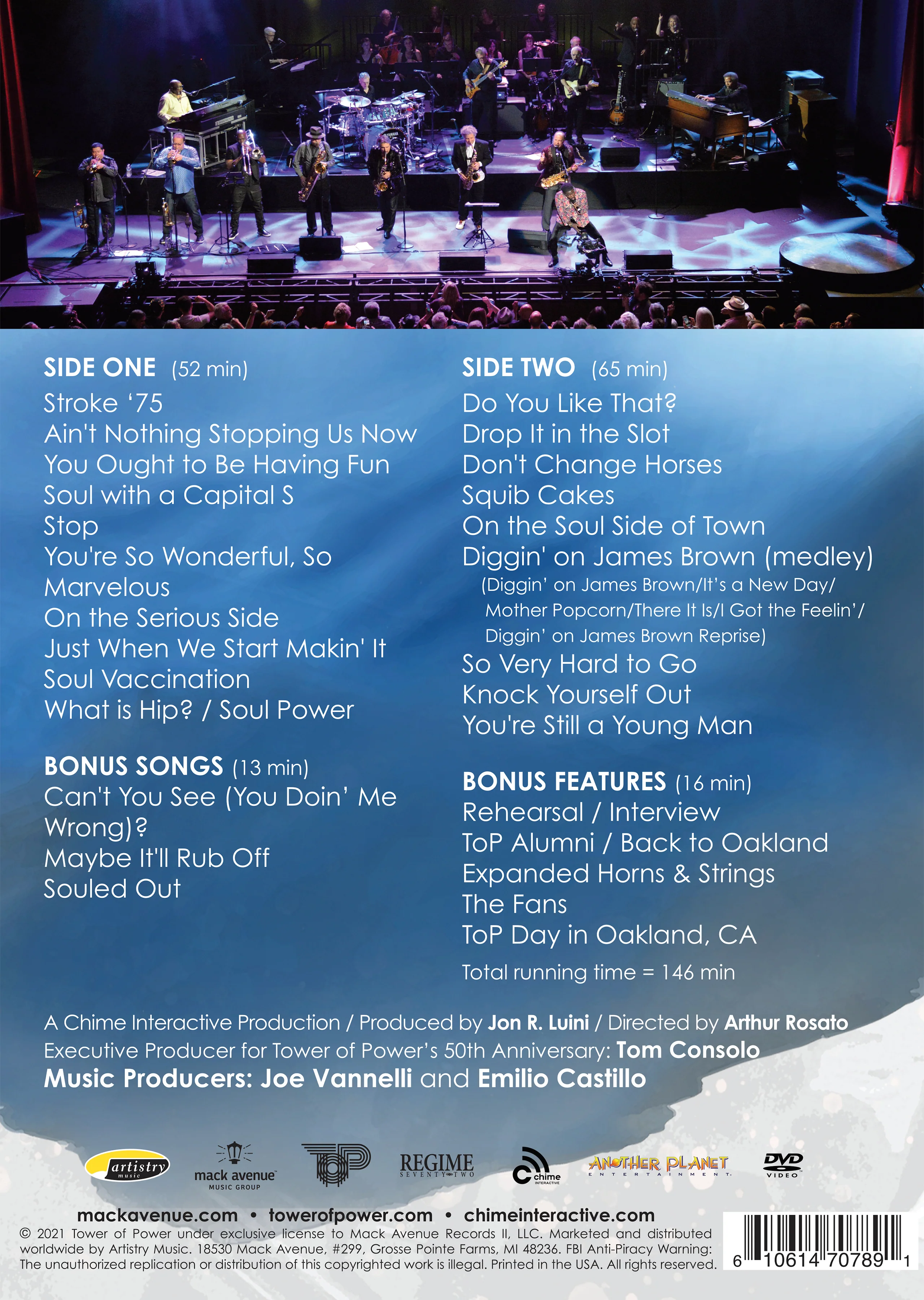 Tower of Power - 50 Years of Funk & Soul: Live at the Fox Theater – Oakland, CA – June 2018 - Image 8