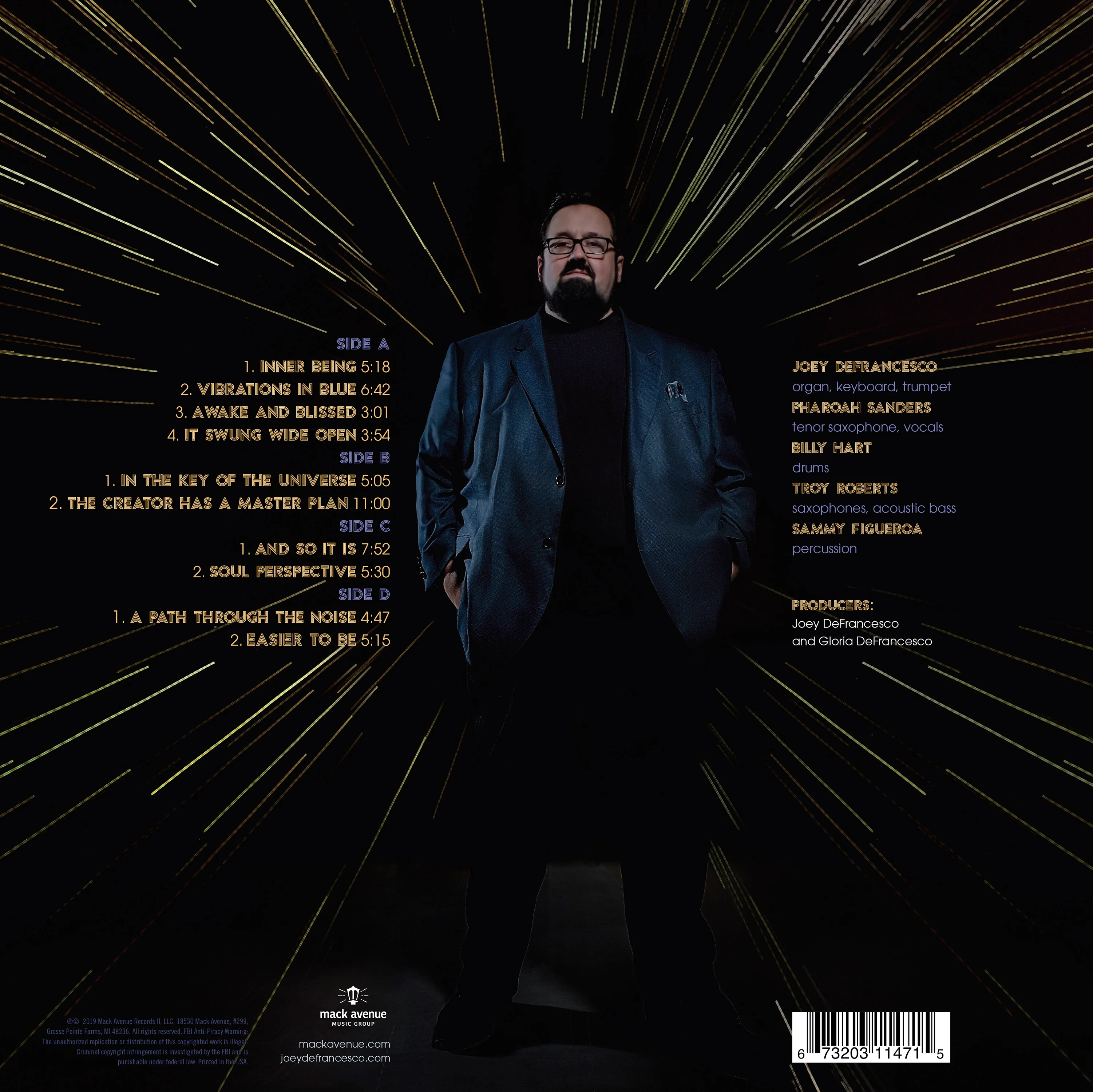 Joey DeFrancesco - In The Key Of The Universe - Image 3