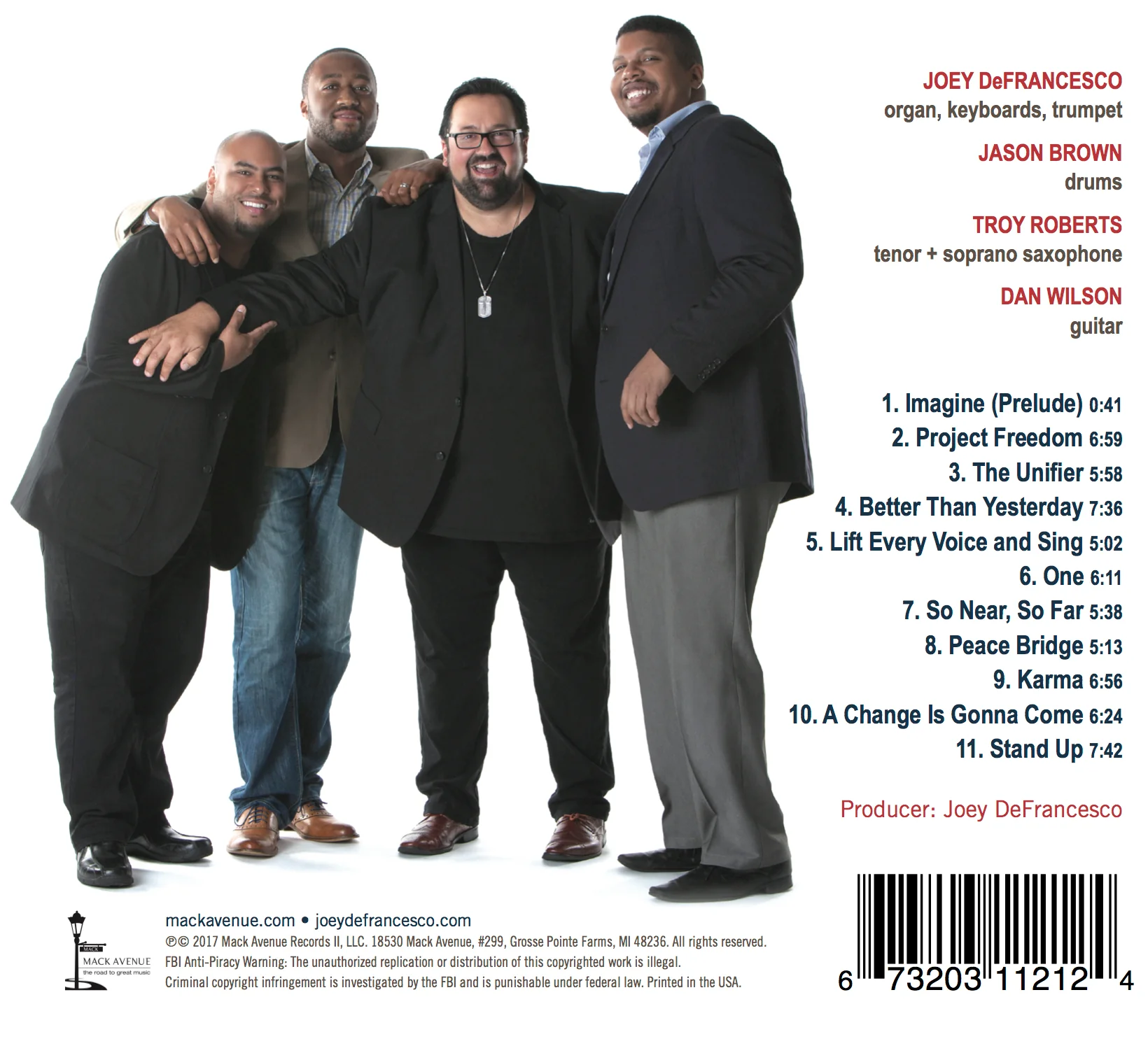 Joey DeFrancesco & The People - Project Freedom - Image 4